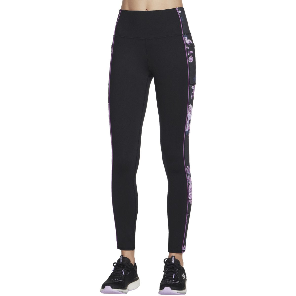 Skechers  GO Stretch Winter Bloom Legging  Černá
