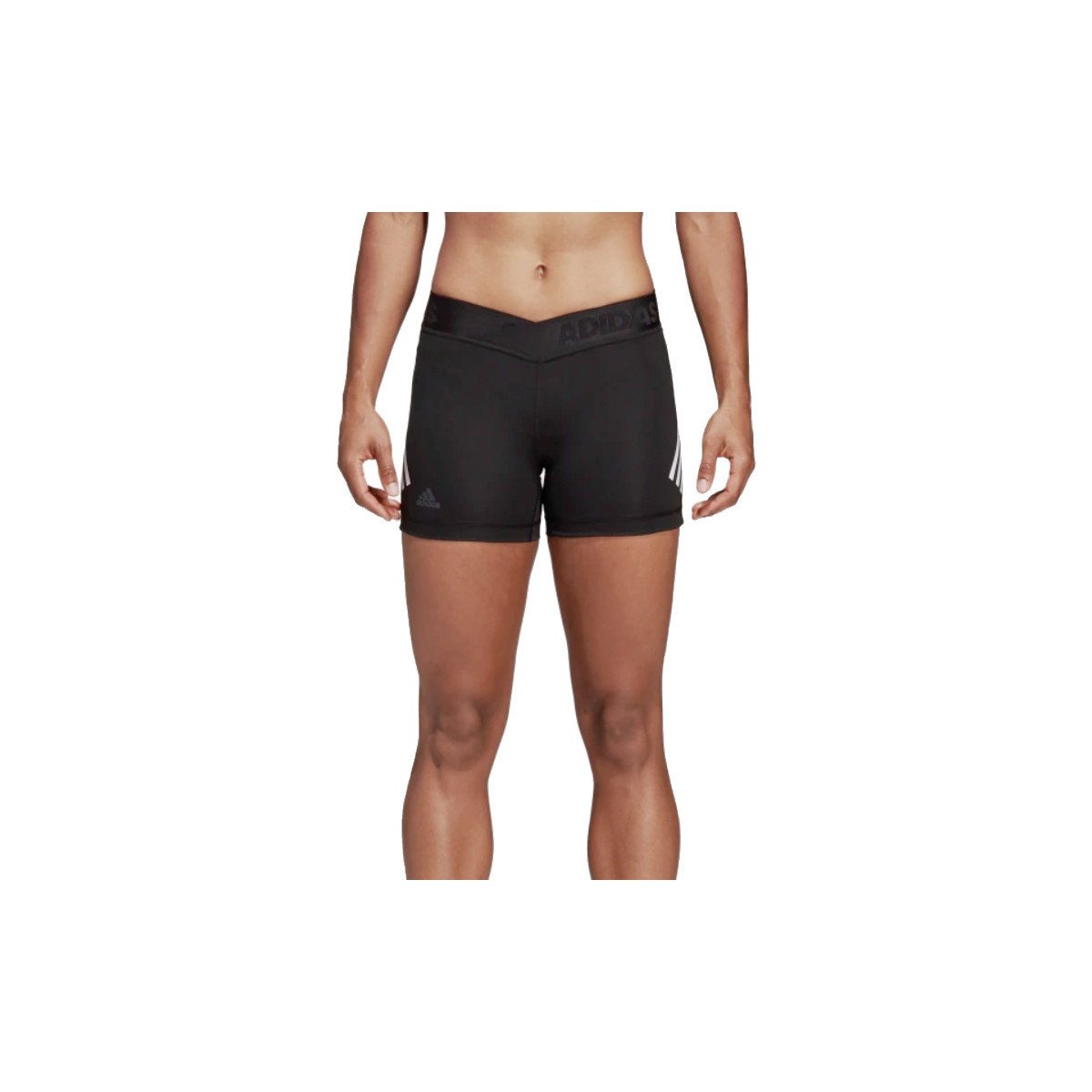 adidas  adidas Alphaskin Sport W 3-Stripes Short  Černá