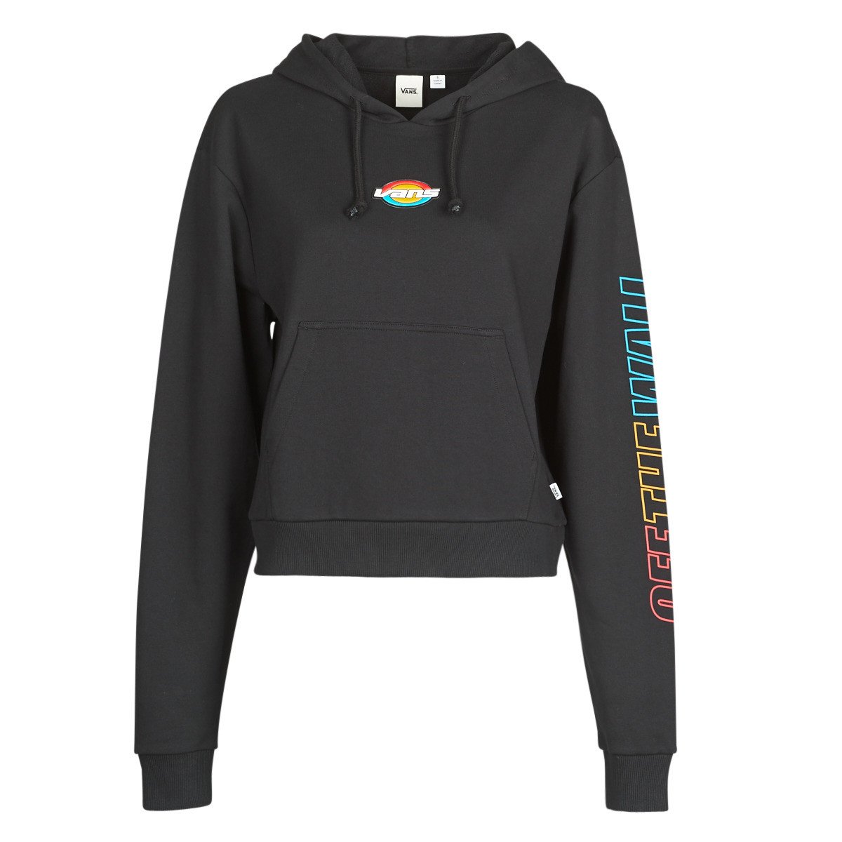 Vans  WM OVAL TEEN HOODIE  Černá