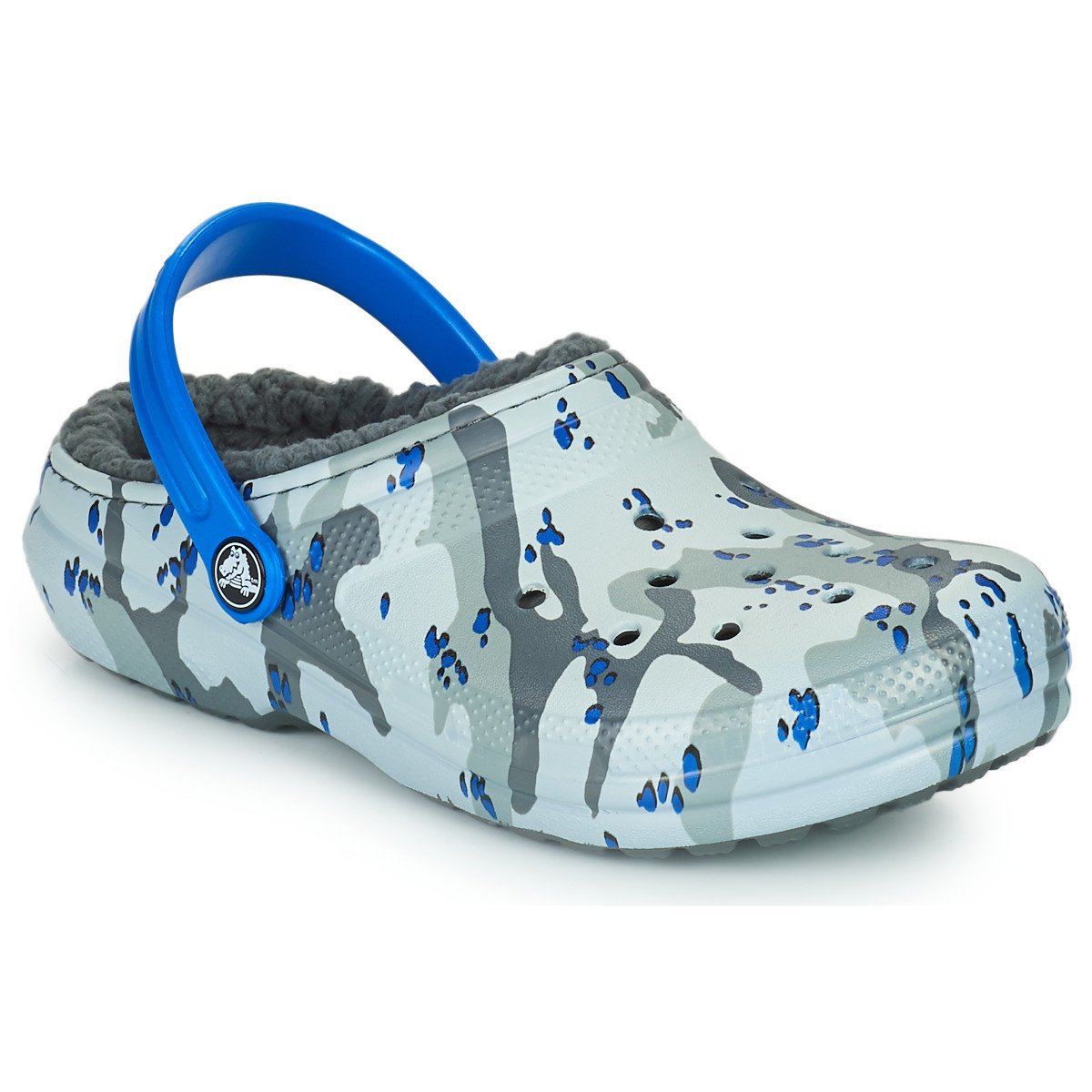 Crocs  CLASSIC LINED CAMO CG K  Šedá