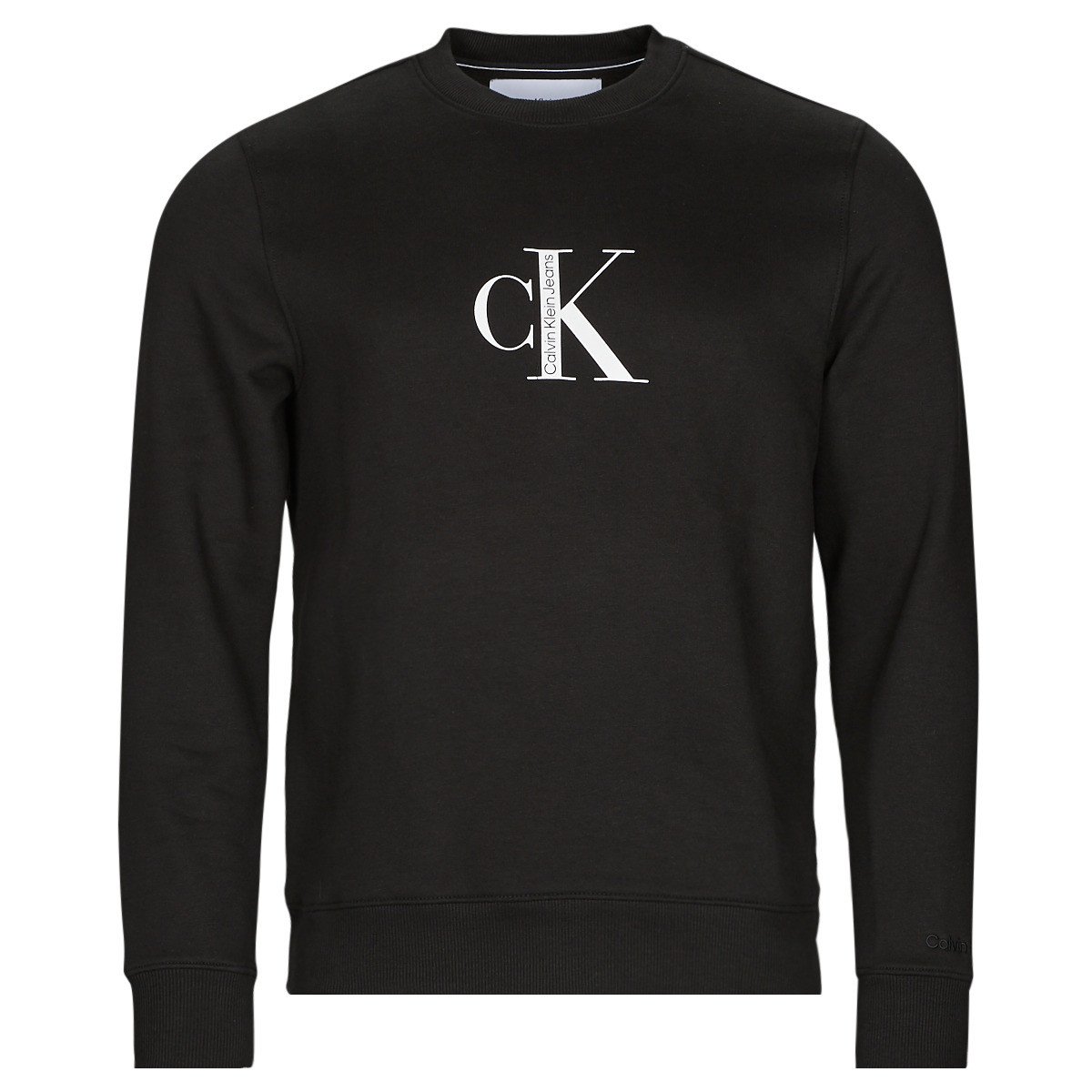 Calvin Klein Jeans  CK INSTITUTIONAL CREW NECK  Černá