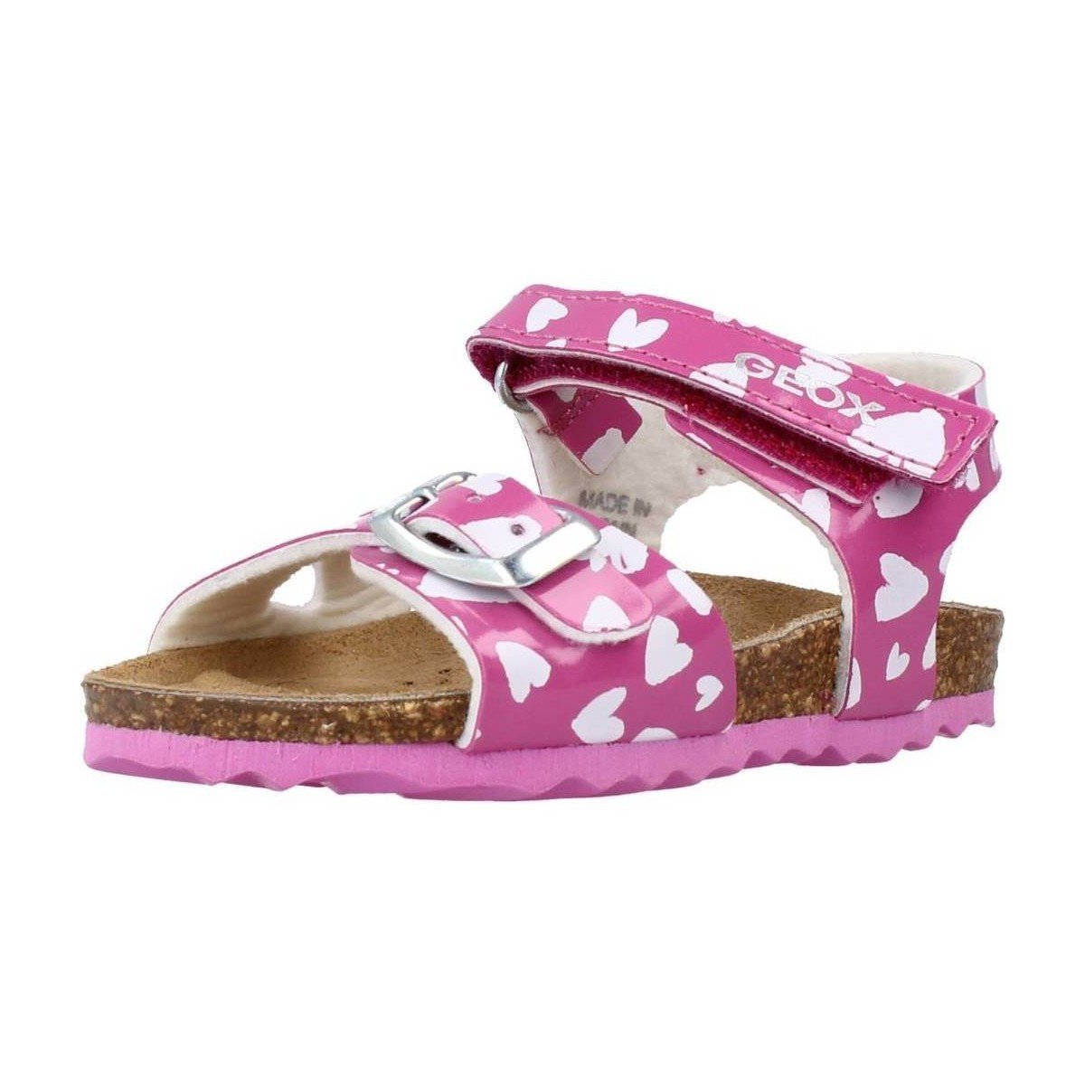 Geox  B SANDAL CHALKI GIRL  Červená