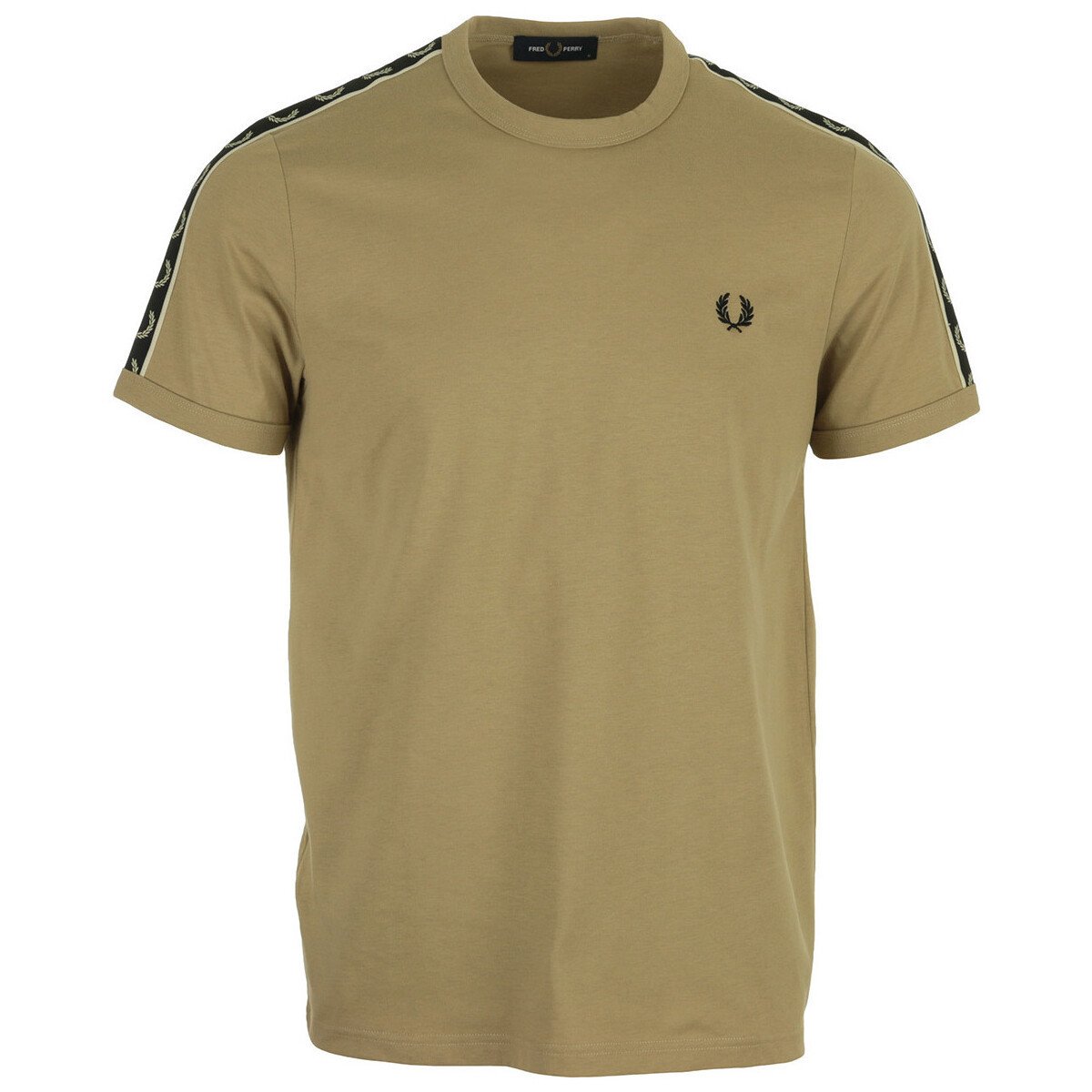 Fred Perry  Contrast Taped Ringer T-Shirt  Béžová