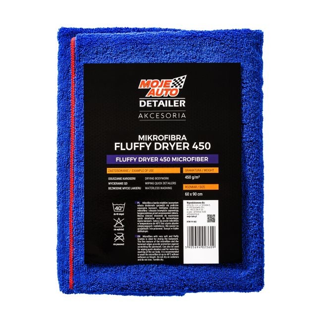 Moje Auto 19-662 Fluffy Dryer 450 microfiber - nadýchaný sušící ručník 60x90 450g