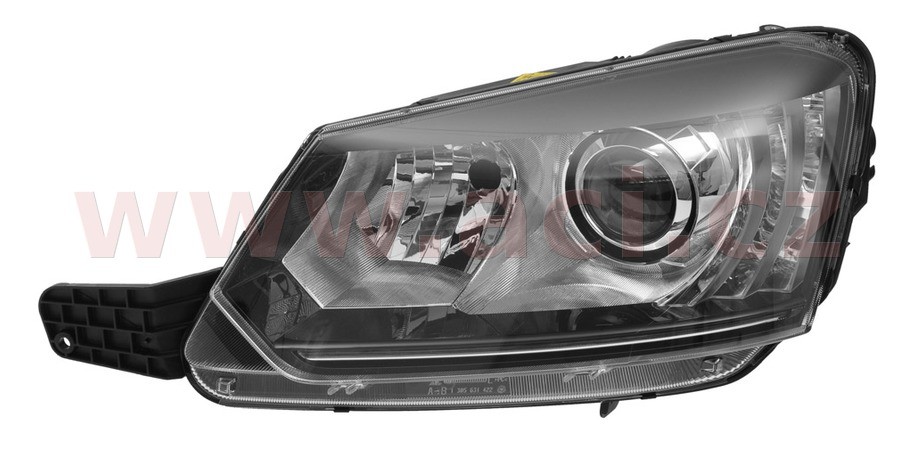 přední světlo XENON D3S+H7 (bez jednotky, bez výbojky, bez žárovek, s motorkem) (aut. ovládané) ORIGINÁL, L