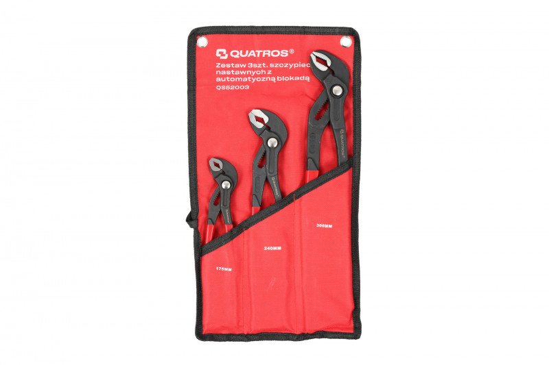 Sada kleští SIKO na vodní čerpadla, 3 ks (175 mm, 240 mm, 300 mm) - QUATROS QS52003