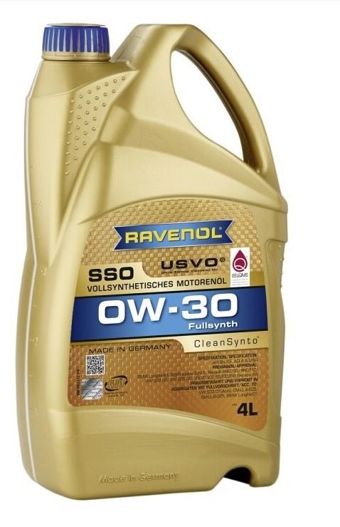 Motorový olej 0W-30 RAVENOL SSO - 4L