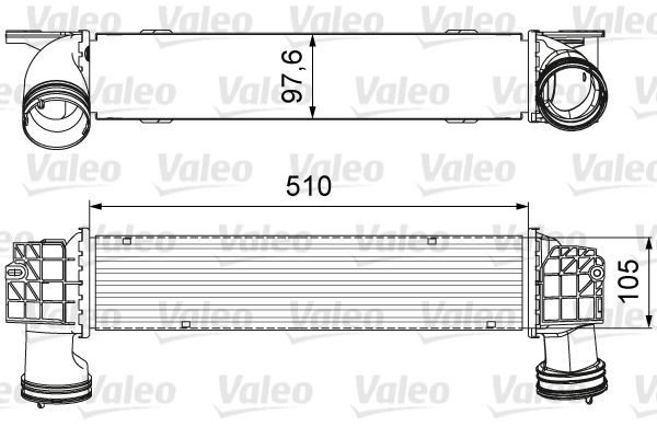 Chladič turba VALEO 818664