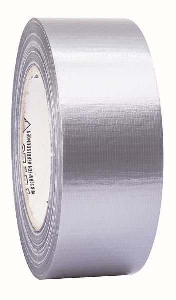 Lepicí páska univerzální, textilní, 50 metrů, stříbrná - PETEC 87450