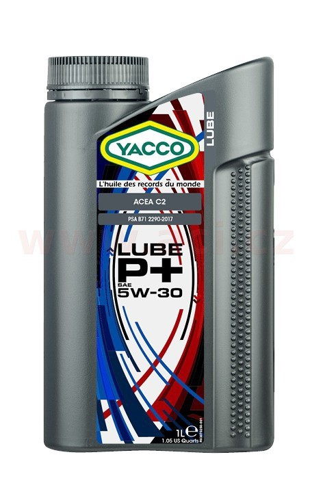 Motorový olej 5W-30 YACCO LUBE P+ - 1L