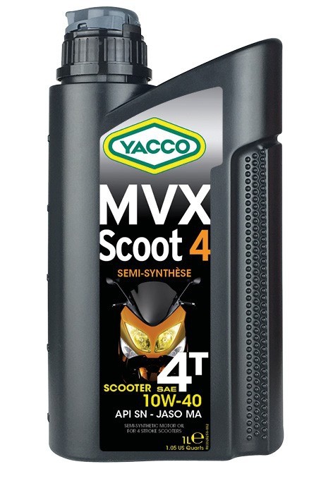 Motorový olej 10W-40 YACCO MVX SCOOT 4T - 1L