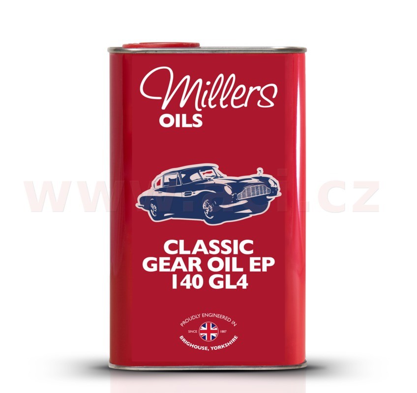 MILLERS OILS Classic Gear Oil EP 140 GL4 - převodový minerální olej - 1L