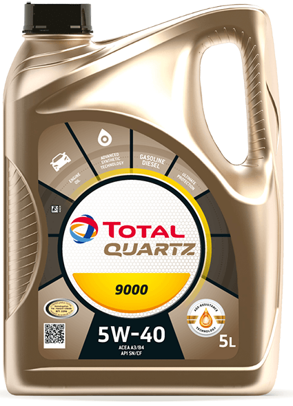 Motorový olej 5W-40 Total Quartz 9000 - 5L
