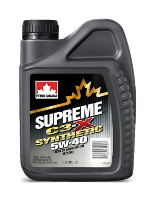 Motorový olej 5W-40 Petro Canada Supreme C3-X Synthetic - 1L