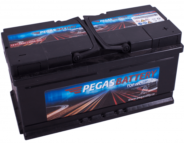 Autobaterie Pegas Battery 12V, 88 Ah, 660 A