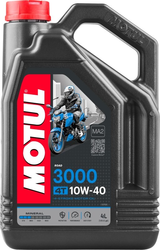 Motorový olej 10W-40 MOTUL 3000 4T - 4L