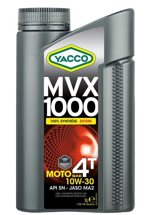 Motorový olej 10W-30 YACCO MVX 1000 4T - 1L