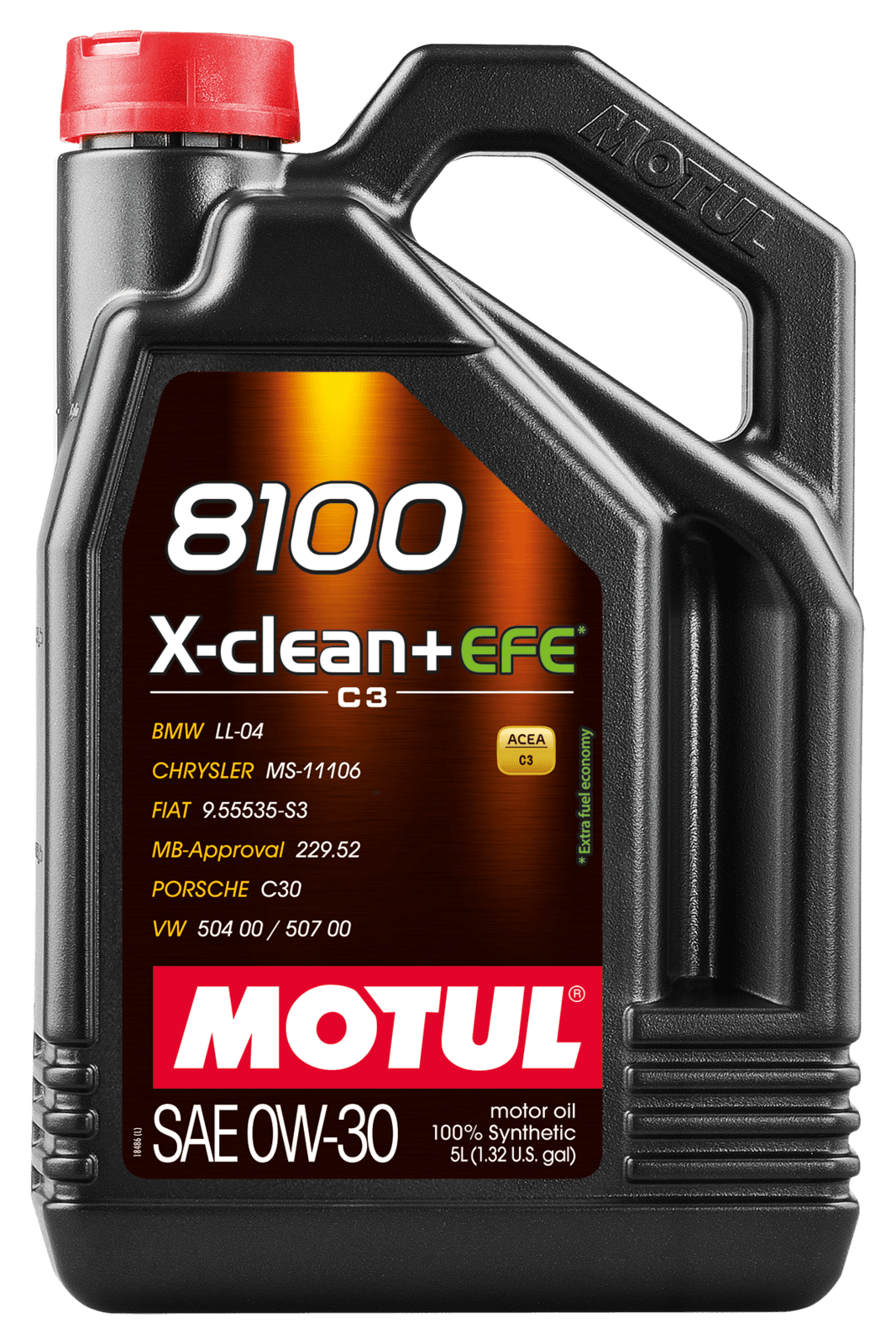 Motorový olej 0W-30 MOTUL 8100 X-CLEAN EFE - 5L