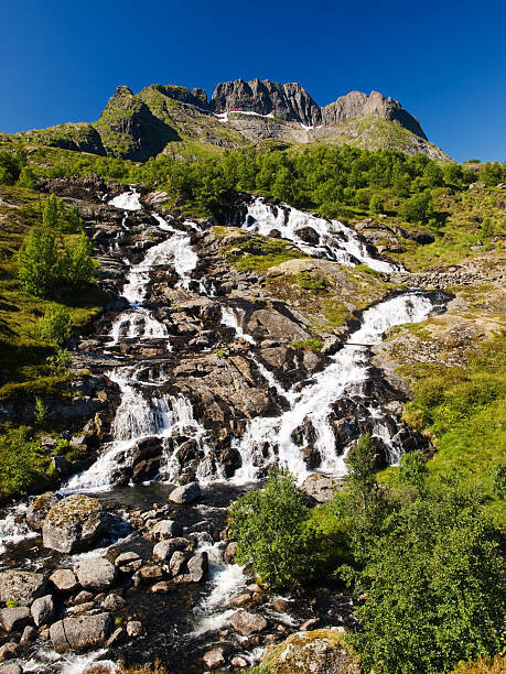 merial Umělecká fotografie Lofoten mountains landscape, merial, (30 x 40 cm)