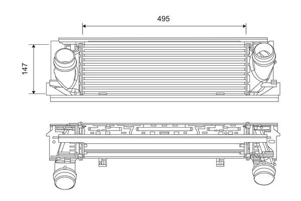 Chladič turba VALEO 818262