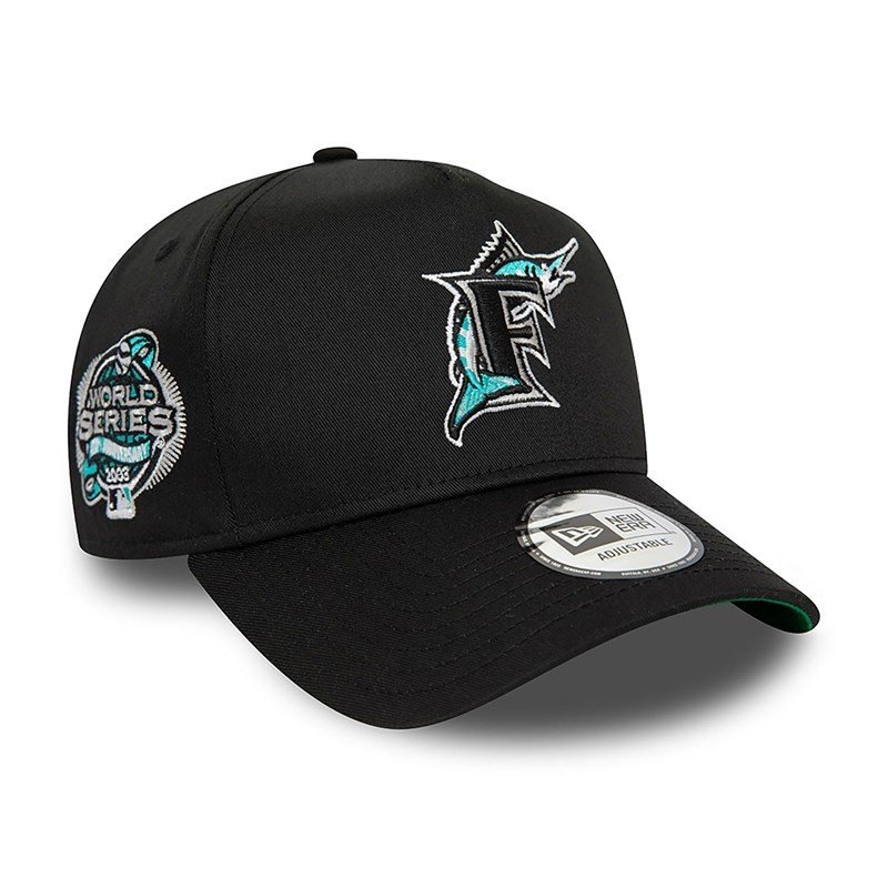 kšiltovka NEW ERA - 940 Aframe Mlb Patch 9Forty Ef Florida Marlins (BLKKGR)