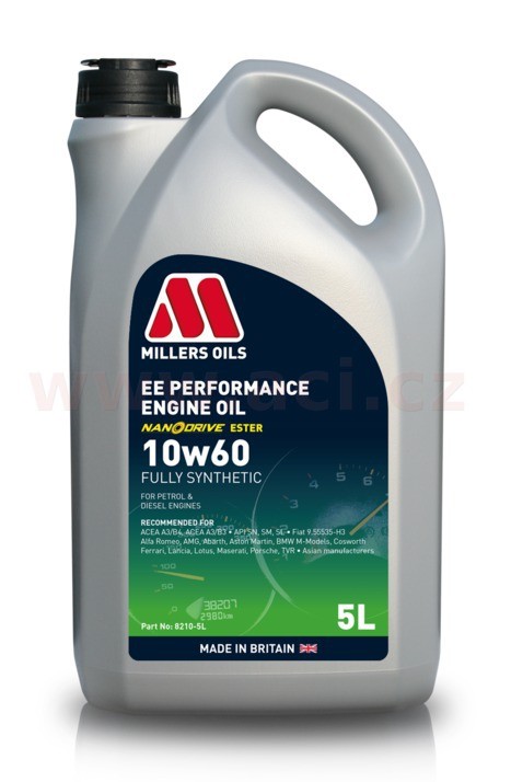 Motorový olej 10W-60 MILLERS OILS EE PERFORMANCE - 5L