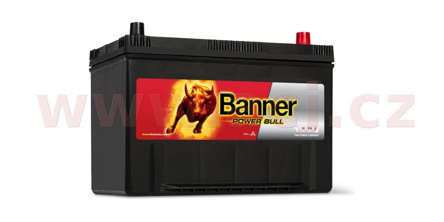95Ah baterie, 740A, pravá BANNER Power Bull 303x173x203(225)