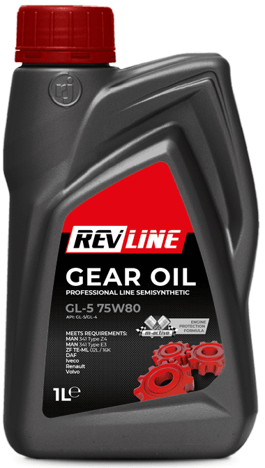 Převodový olej Revline Semisynthetic GL-5 75W-80 - 1L