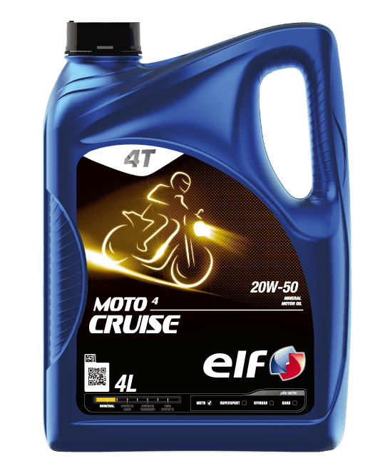 ELF MOTO 4 CRUISE 20W50 (4L)* 213953