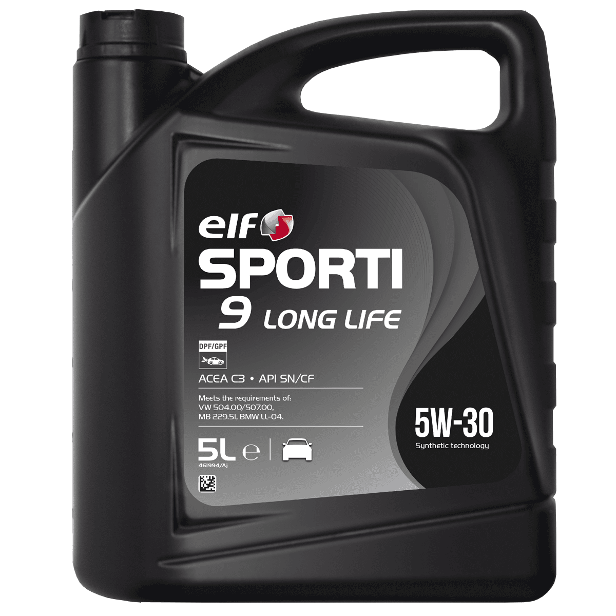 ELF SPORTI 9 LONG LIFE 5W30 (5L)* 214251