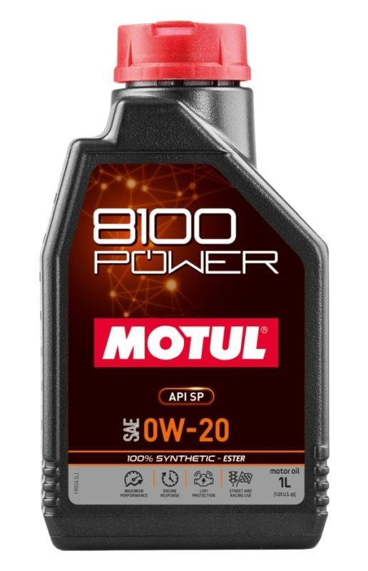 Motorový olej 0W-20 MOTUL 8100 POWER - 1L
