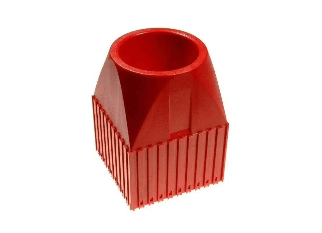 Plastové lůžko CNC nástroje ISO 50, červené
