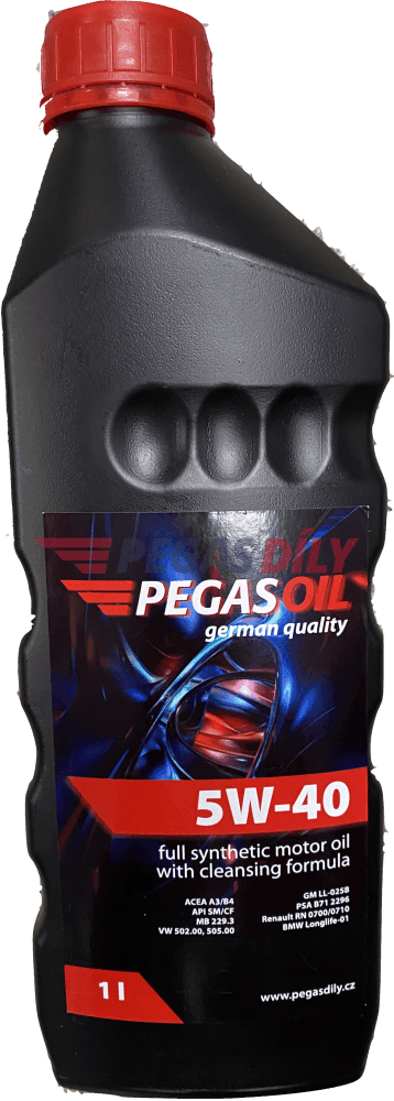 Motorový olej 5W-40 Pegas oil - 1l