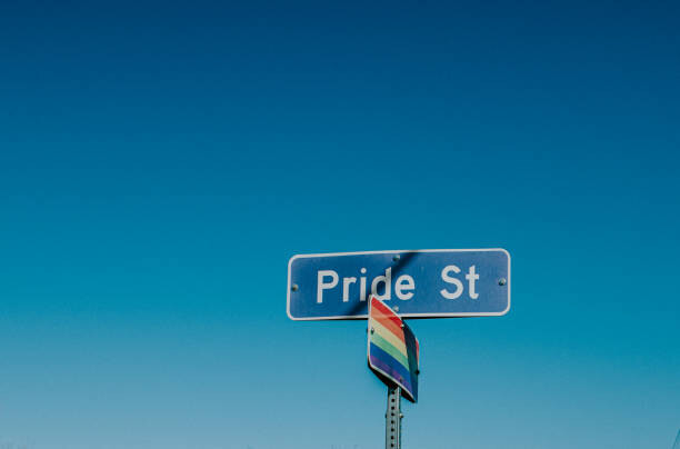 Catherine Falls Commercial Umělecká fotografie American road sign displaying 'Pride Street', Catherine Falls Commercial, (40 x 26.7 cm)