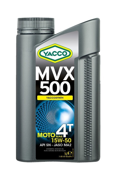 Motorový olej 15W-50 YACCO MVX 500 4T - 4L