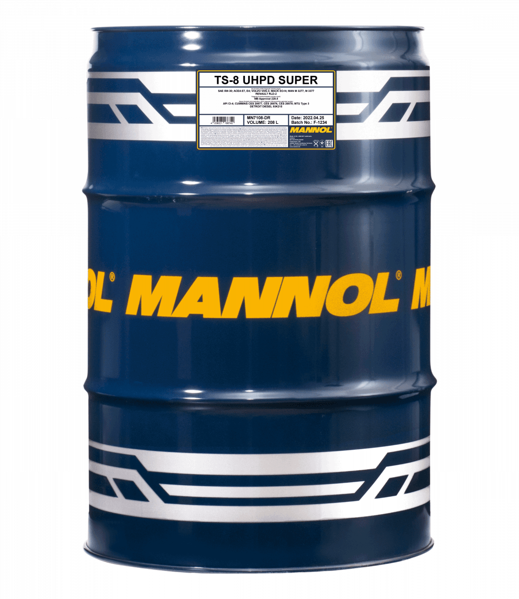 MANNOL UHPD TS-8 SUPER 5W30 (208L) MN7108-DR