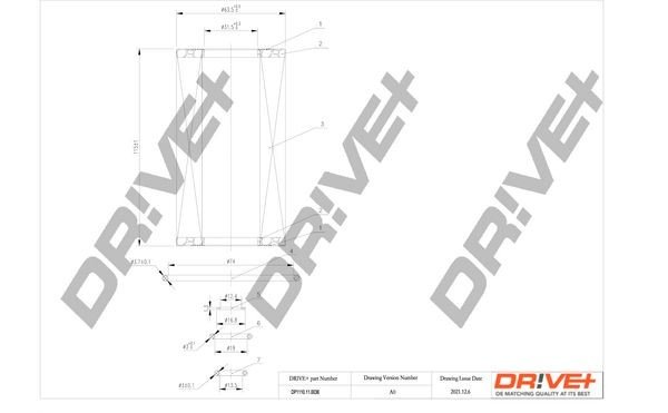 Olejový filtr DRIVE DP1110.11.0036