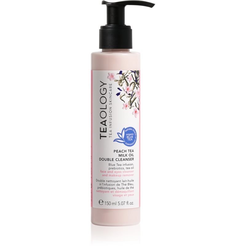 Teaology Cleansing Peach Tea Milk Oil Double Cleanser odličovací mléko s olejem 150 ml