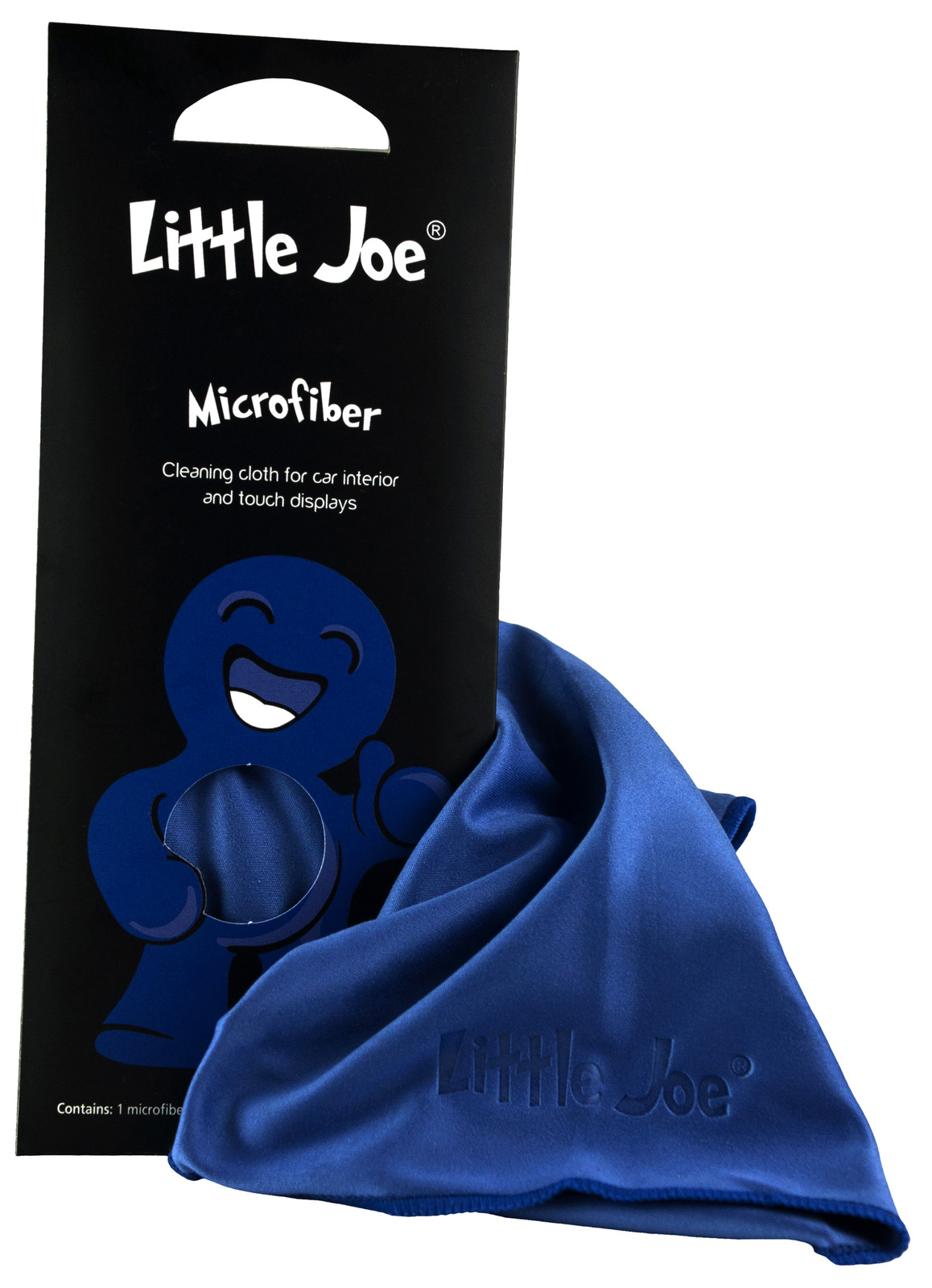 Čistící jemná tkanina pro dotykový displej a lesklé povrchy - modrá - Little Joe MIC03