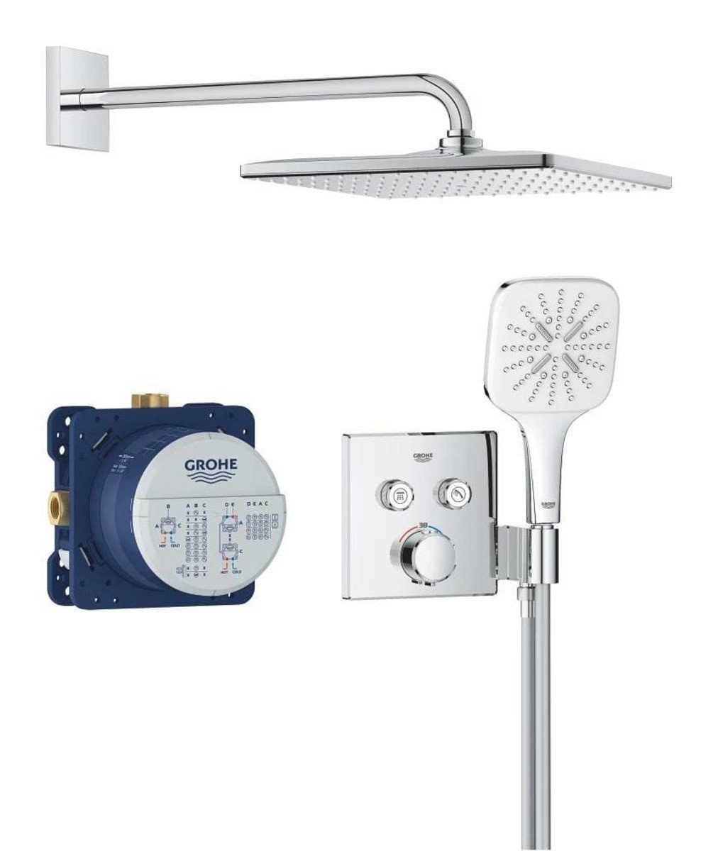 Sprchový systém Grohe Precision SmartControl včetně podomítkového tělesa chrom 34876000