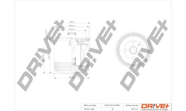 Olejový filtr DRIVE DP1110.11.0015