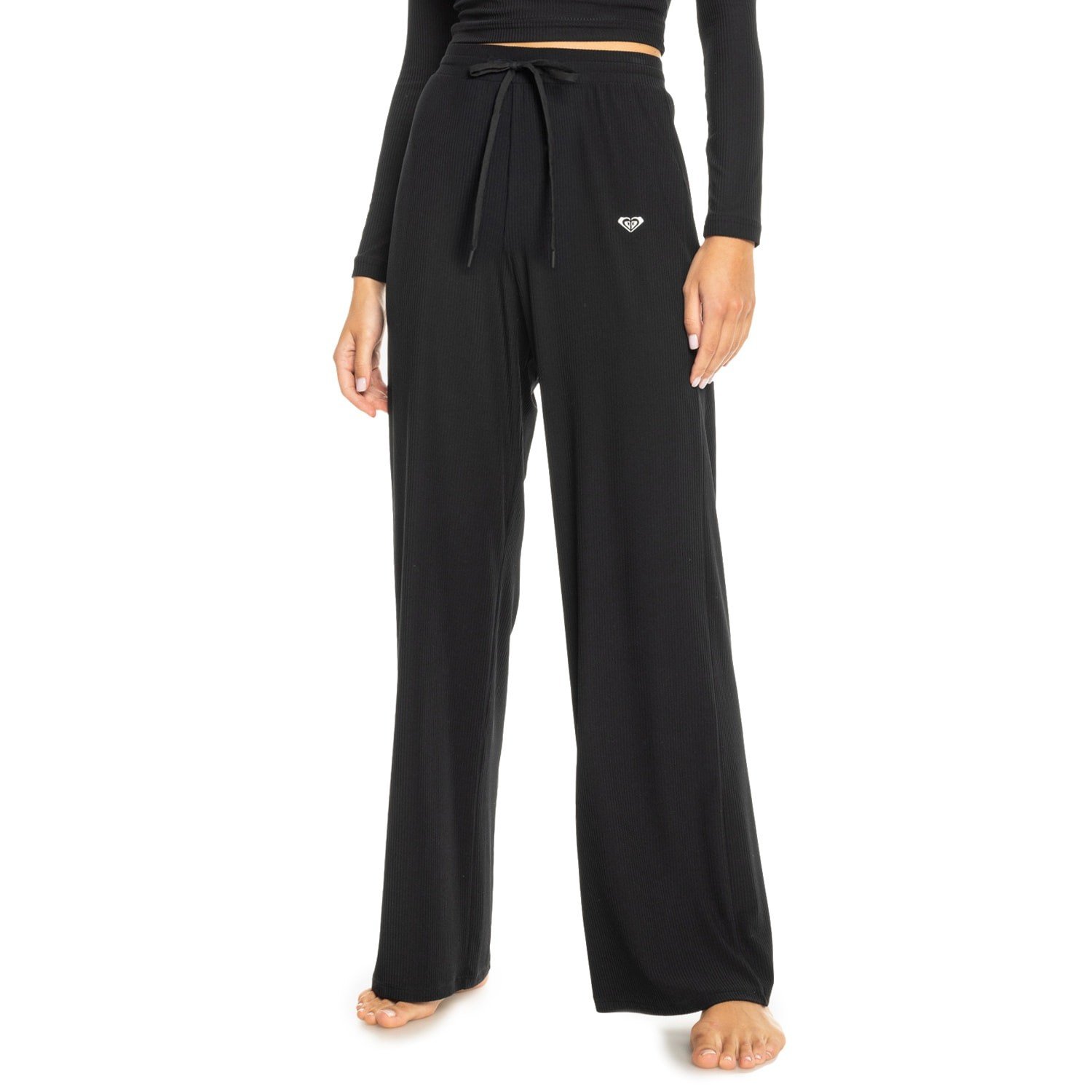 Roxy Rise & Vibe Rib Wide Leg Pants