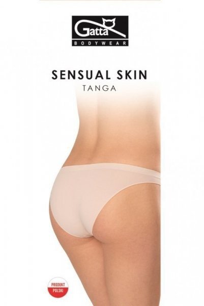 Gatta Sensual skin Tanga 1645 béžové Kalhotky M béžová