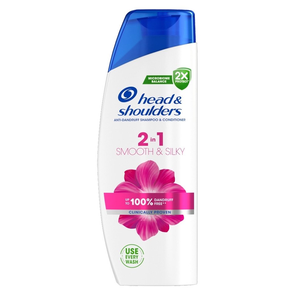 HEAD&SHOULDERS Šampon 2v1 Smooth & Silky 330 ml