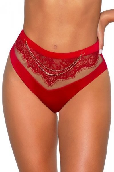 Novika Harper rouge brazilky Kalhotky XL červená