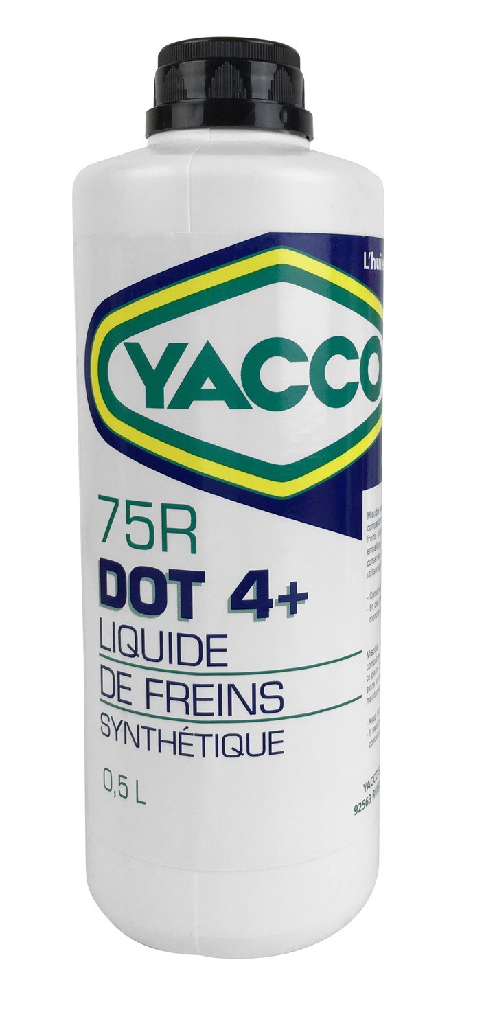 Brzdová kapalina YACCO 75 R DOT 4+ - 500ml