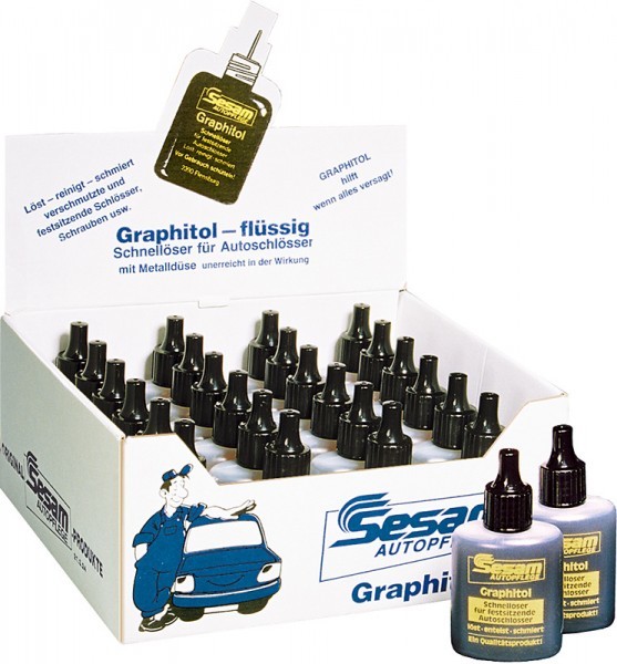 Sesam Graphitol - Grafitový olej na mazání a odmrazování zámků dveří - 50ml
