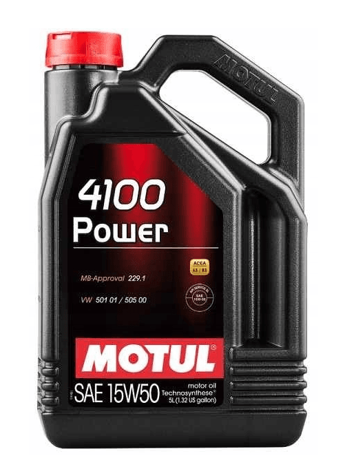Motorový olej 15W-50 MOTUL 4100 POWER - 5L