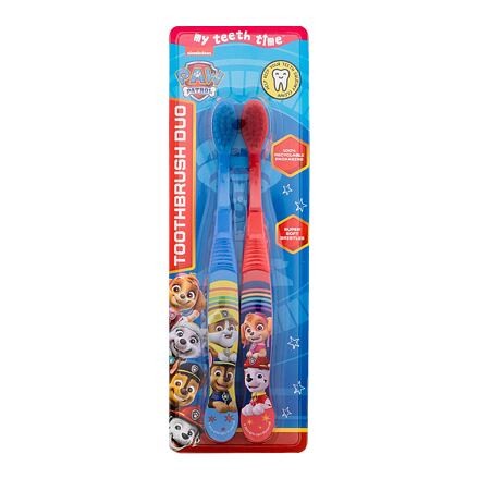 Nickelodeon Paw Patrol Toothbrush Duo klasický zubní kartáček 2 ks