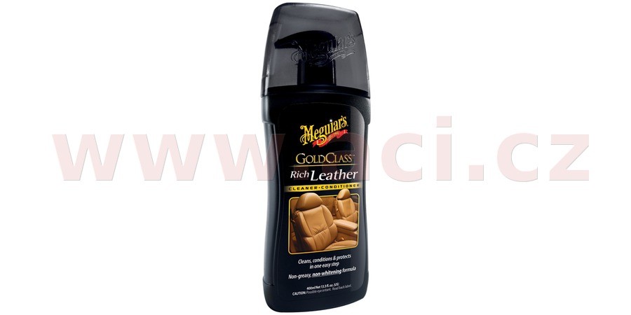 MEGUIARS Gold Class Rich Leather Cleaner - čistič a ochrana na kůži 400 ml